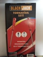 BLACK JACK Mıknatıslı Düz ve Yıldız Uçlu 7 Li Tornavida Seti 7 parça - gorsel 5