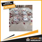 Kahve Fincan Takımı 6 Kişilik 12 Parça Lale Desen