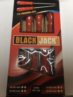 BLACK JACK Mıknatıslı Düz ve Yıldız Uçlu 7 Li Tornavida Seti 7 parça - gorsel 2