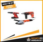Attlas Tan 3 Makine Seti Darbeli Matkap Taşlama Vidalama