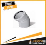 PVC AÇIK DİRSEK FIRAT