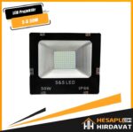S&S 50 WATT LED PROJEKTÖR BEYAZ IŞIK 6500K 4000LM