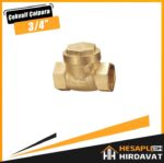 3/4 ÇEKVALF SARI ÇALPARA