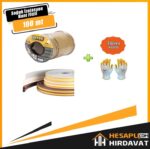 Kapı Pencere Soğuk İzolasyon Bandı Fitili Yapışkan 50x2=100 1 Top