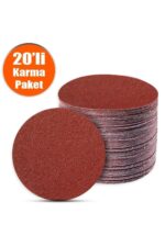 20 Adet Cırt Zımpara Kağıdı El Zımparaları Seti 115 Mm Avuç Içi Spiral Taşlama Karma Paket - gorsel 7