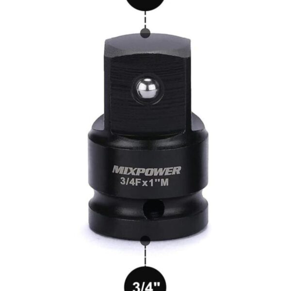 1 Parmak 3/4 Dönüştürücü Düşürücü Havalı Lokma Adaptör