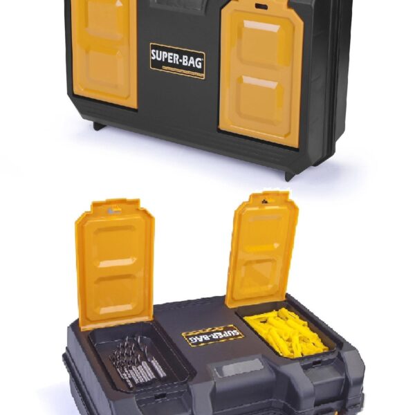 Maxi Çok Amaçlı Takım Çantası Matkap Alet Taşıma Takım Çantası Plastik Kilitli ASR-5080