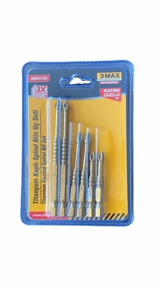 titanyum kaplamalı bits uç seti