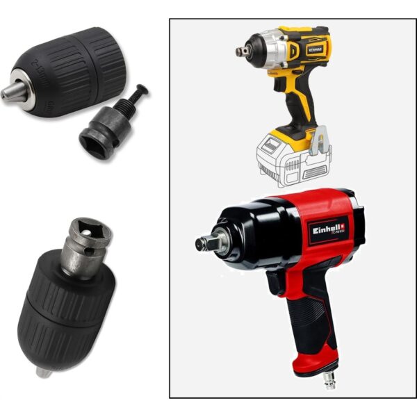 Somun Sökme Sıkma Makinesi için 10mm Mandren Dönüştürme Seti Pratik Çözüm