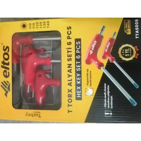T Torx Alyan Seti 6 Pcs