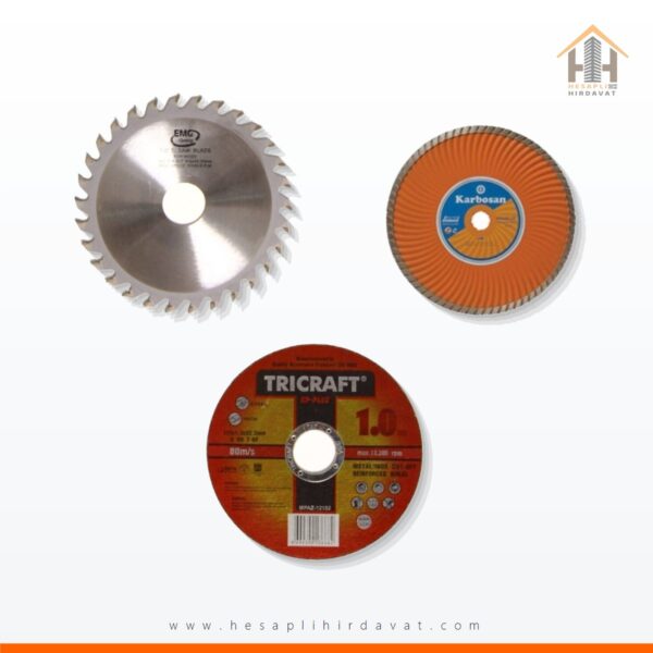 3 Lü 115mm Turbo Mermer Fayans,, ahşap, metal Kesme Disk Seti