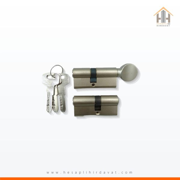 306/B-SET Bilyalı Barel Topuzlu Set-Blisterli-Nikel 3 Anahtarlı ( 68MM )