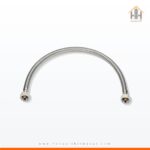 3/8*3/8 Paslanmaz Klozet Bağlantı Flex Hortum 70 cm (Dişi-Dişi)
