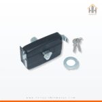541 14 Silindirli Tirajlı Demir Kapı Kilidi 14cm - Siyah (karşılıksız)