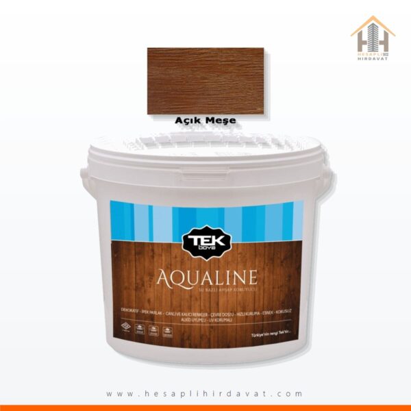 Aqualine Su Bazlı ahşap Koruyucu 2,5 Lt. siyah
