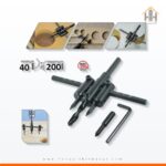 Ayarlı Delme Panç Seti 40-200 MM Matkap Uçu Sunta Ahşap Alçıpan
