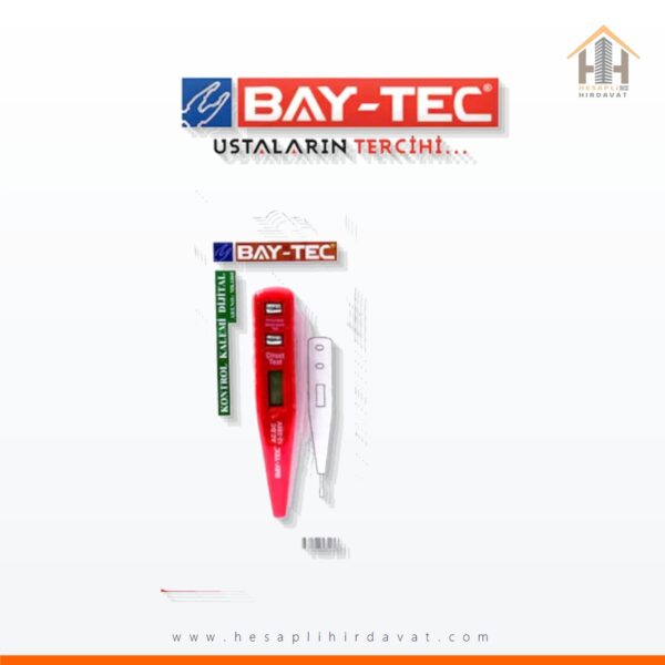 Dijital Kontrol Kalemi Tornavida VOLTAJ ÖLÇER BAY-TEC Profesyonel