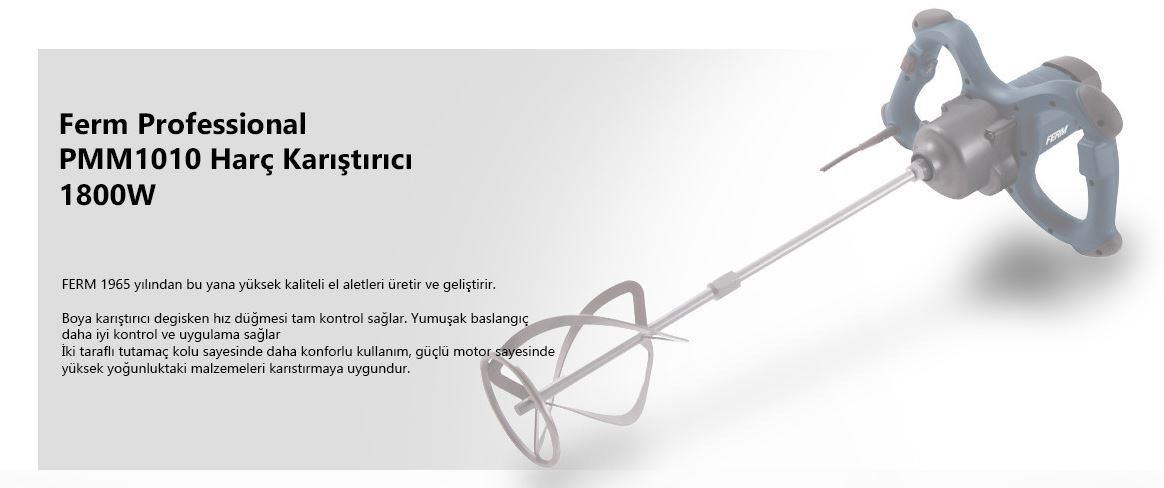 Ferm PMM1010 1800 W Harç Karıştırıcı