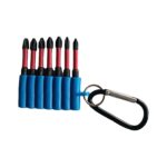 7 Parça Darbeli Yıldız Bits Uç Seti Karabinalı Taşıma Tutuculu 1/4" Altıgen Şaft