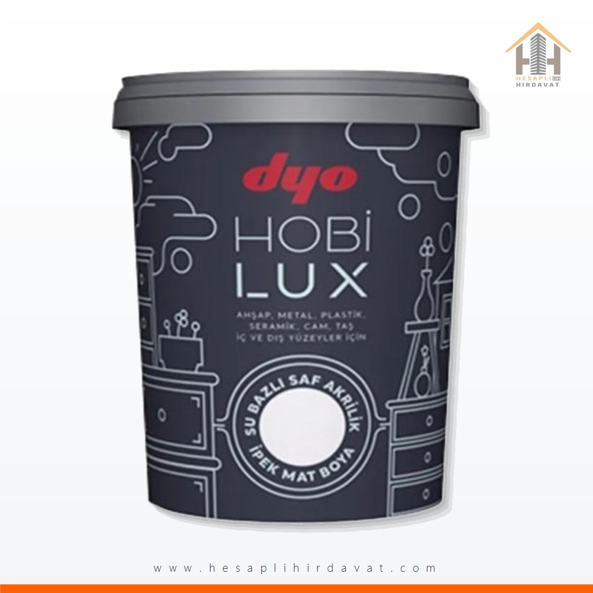 hobi-lux-090-lt-beyaz-hh-18597 Hobi Lux 0.90 Lt beyaz