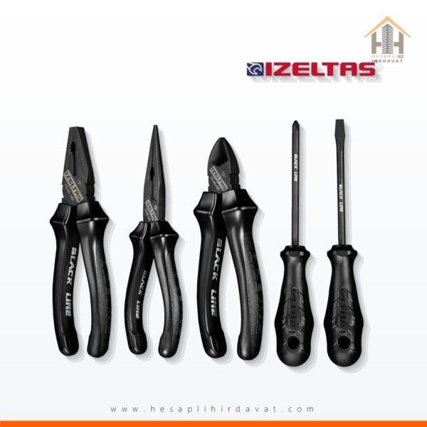 izeltaş Black Line 5 Parça Set