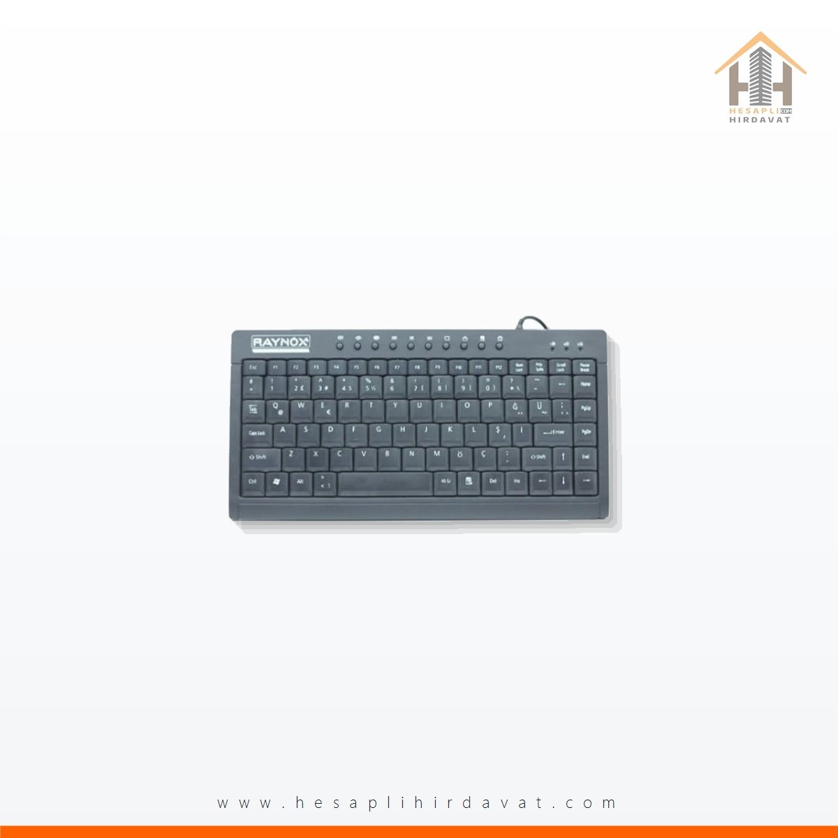 raynox-rxk11-usb-multimedya-kablolu-mini-klavye-hh-16880 Raynox RX-K11 Usb Multimedya Kablolu Mini Klavye