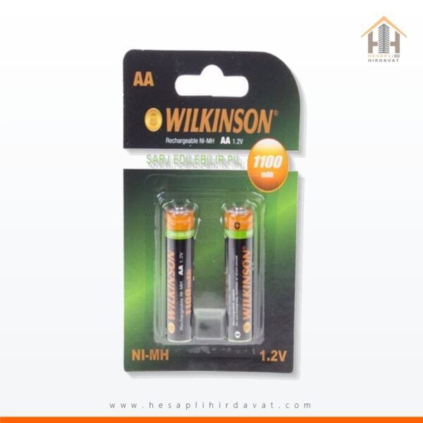Şarjlı Pil Kalem pil 1100mah 2li Kart 4013