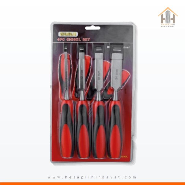 İskarpela Takımı 4'lü Set 6-12-18-24 mm Ahşap Oyma Keski