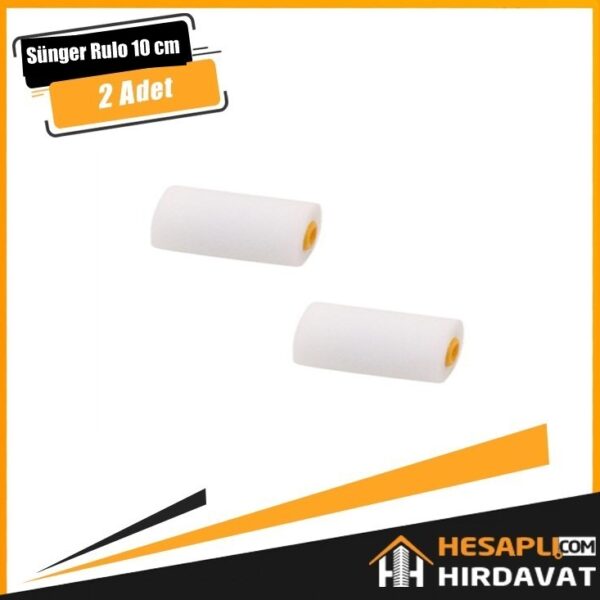 2 ADET Sünger 10 cm Parmak Rulo Yedek