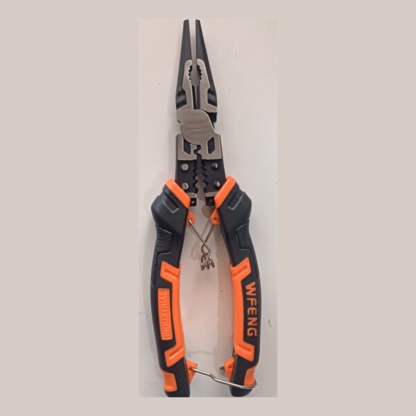 Wfeng WF61053 çok amaçlı kargaburun pense 8,5 inç 215 mm