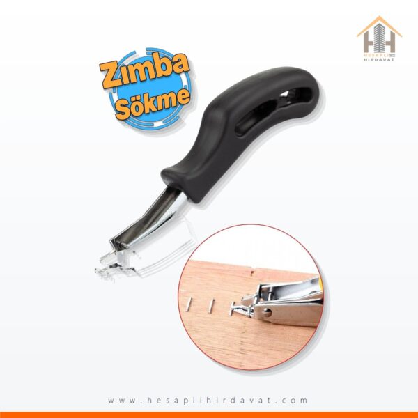 Zımba Teli Sökme Aparatı Dar Geniş Zımba Çıkartma Aparat Metal Ergonomik 1 Adet