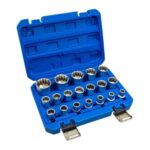 1/2" Spline 12 Köşe Lokma Anahtar Takımı 19 Parça