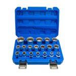 1/2" Spline 12 Köşe Lokma Anahtar Takımı 19 Parça