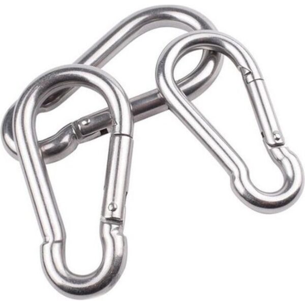 10 Adet Karabina Yaylı Galvanizli 6 mm