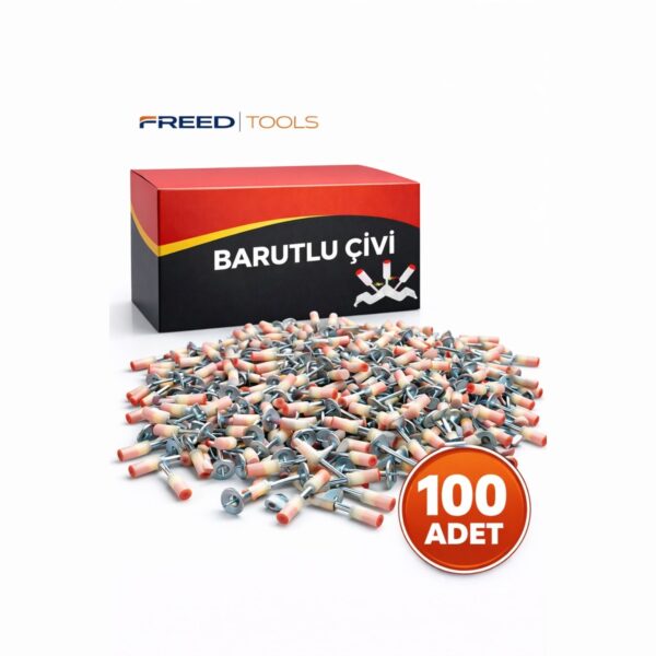 Barutlu Çivi 100 Adet Beton Çivisi Çivi Tabancası Çivisi