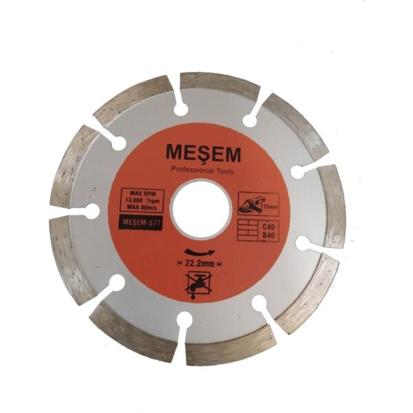 115 Lik Ultra Turbo Power Mermer Granit Beton Kesme Fayans Kesme Taş Elmas Kesme Disk Kesici S