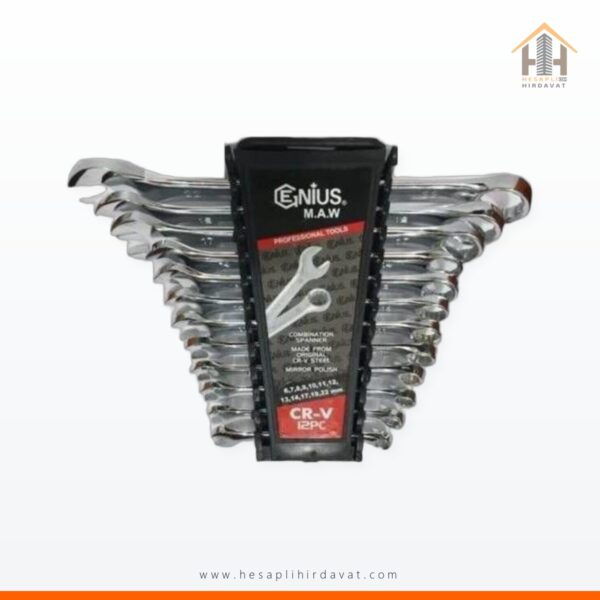 12 Parça Kombine Anahtar Takımı 12 Lİ DÜZ-Yıldız 6X22 MM 12 Adet 6 MM - 22 MM Kombin Set