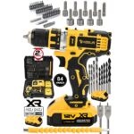 12v Çift Akülü Vidalama Metal Şanzıman Şarjlı Matkap