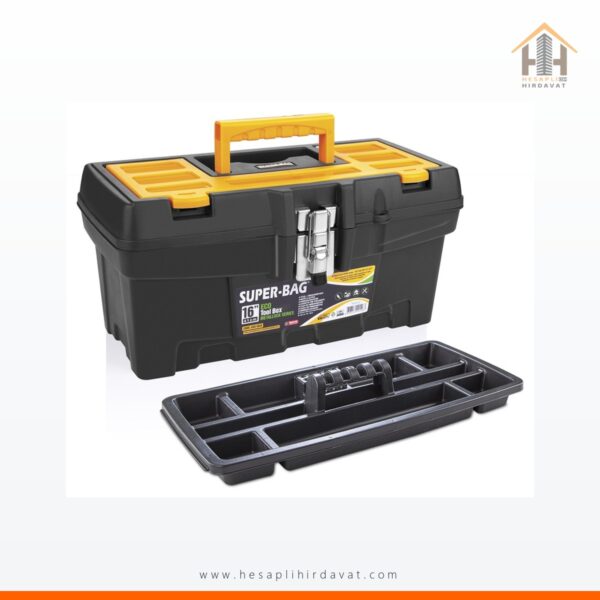 16 inç Eko Metal Takım Çantası Super-Bag ASR-5028 41x21.3x19.5 cm