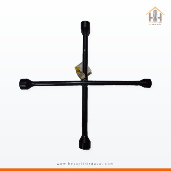 17x19x21x23 Artı Bijon Anahtarı BHD-1021 4 Ağızlı Siyah İstavroz
