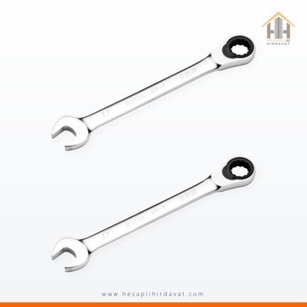2'li Cırcır Kombine Anahtar 24 mm Cırcırlı Açık Ağız Anahtar Paket