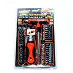 28 Parça SDY-94110 Çok Amaçlı Tornavida ve Cırcır Seti - Kancalı Takım Çantası Aleti - Ratchet SÜPER