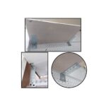 3 Ad L Demir Gönye Köşebent 2x40x40x160mm - Deprem Mobilya Dolap Sabitleme Köşe Birleştirme Aparatı