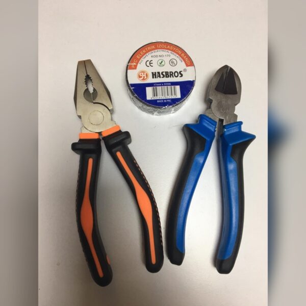 3'lü Pense Yan Keski ve Kargaburun Seti El Aleti Takımı