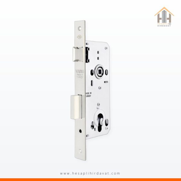 45 mm Silindirli Gömme Kilit Tursan 303 Nikel Düz Ayna Bilyalı Barelli