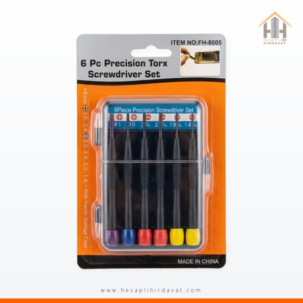 6 Parça Hassas Torx Tornavida Seti