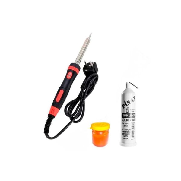 60 Watt Profesyonel Lehim Makinesi Tel ve Pasta Tam Set