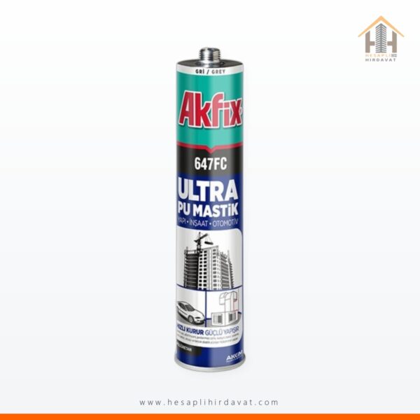Akfix 647FC Ultra Poliüretan Pu Otomativ Yapı Mastiği 280 ML Beyaz