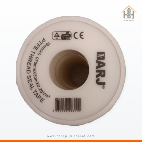 ARJ Teflon Bant 19 mm x 30 m PTFE Diş Sızdırmazlık Bandı Geniş Tesisat Bandı