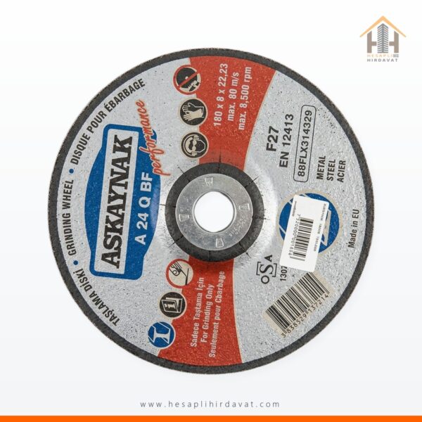 Askaynak Taşlama Diski 180x8 mm
